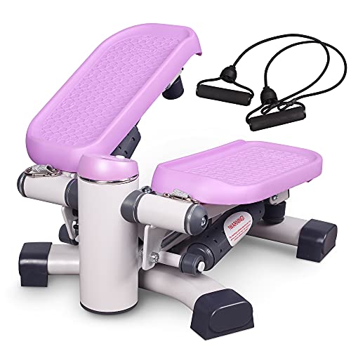 leikefitness Premium Portable Climber Stair Stepper & Waist Fitness Twister Step Machine with LCD Monitor ST6600-1(Pink)-Fitness Going | The Tools To Enhance Your Lifestyle | Veteran Owned