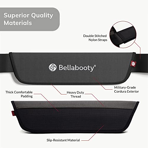 Bellabooty Exercise Hip Thrust Belt, Easy to Use with Dumbbells, Kettlebells, or Plates, Slip-Resistant Padding that Protects Your Hips for the Gym, Home Workouts, or On the Go-Fitness Going | The Tools To Enhance Your Lifestyle | Veteran Owned
