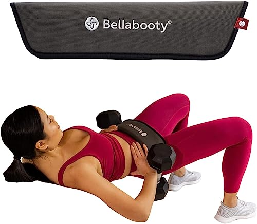 Bellabooty Exercise Hip Thrust Belt, Easy to Use with Dumbbells, Kettlebells, or Plates, Slip-Resistant Padding that Protects Your Hips for the Gym, Home Workouts, or On the Go-Fitness Going | The Tools To Enhance Your Lifestyle | Veteran Owned