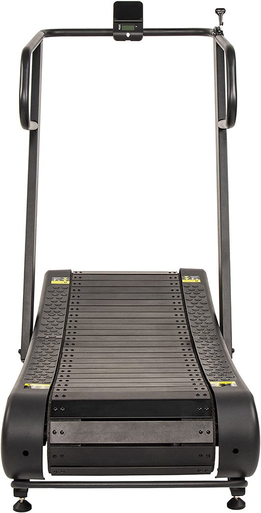 SF-S2 Sprint Demon: Motorless Curved Sprint Treadmill with Adjustable Resistance Levels - 300 lb Capacity