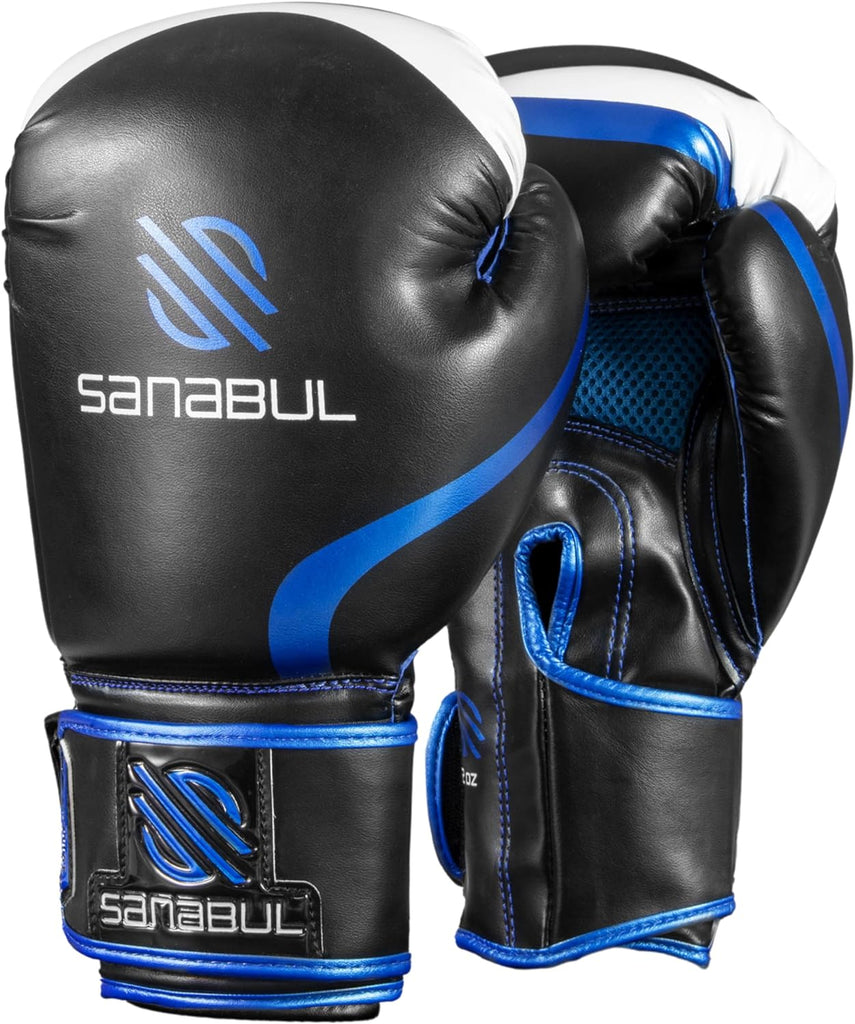 Sanabul Essential Gel Boxing Gloves: Pro-Tested Kickboxing Gloves for Men and Women - Perfect for Boxing, MMA, Muay Thai, and Heavy Bag Training