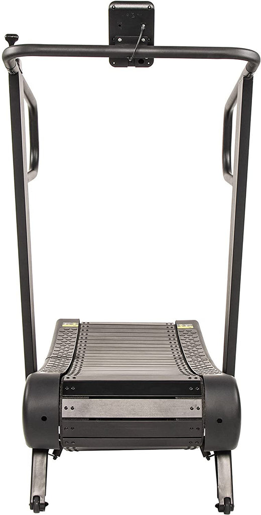 SF-S2 Sprint Demon: Motorless Curved Sprint Treadmill with Adjustable Resistance Levels - 300 lb Capacity