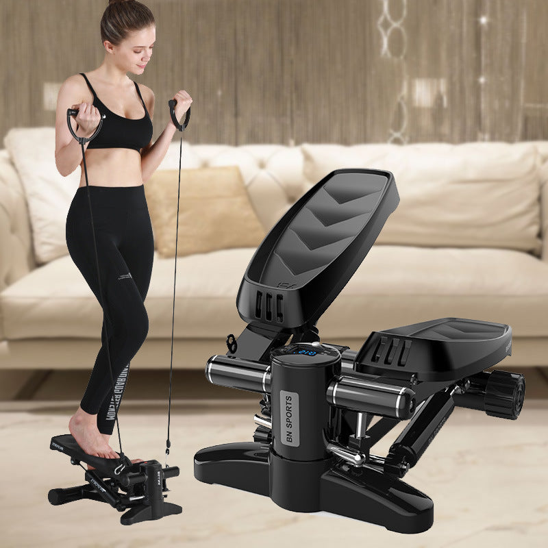 Home Hydraulic Treadmills with Pulling Rope Floor Mat