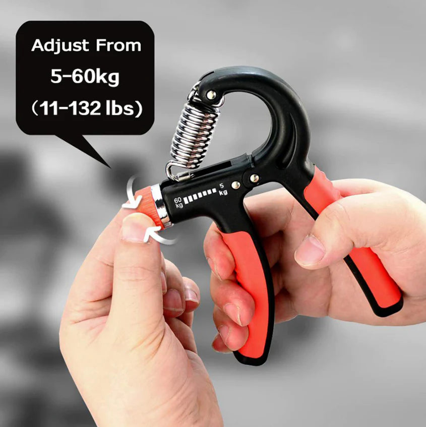 Adjustable Hand Grip Strengthener: Power Trainer for Enhanced Grip Strength at the Gym