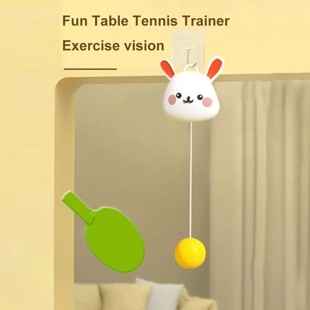 Hanging Suspended Table Tennis Trainer: Visual Exercise Portable Ping Pong Ball Toy - Ideal for Kids' Practice and Skill Development