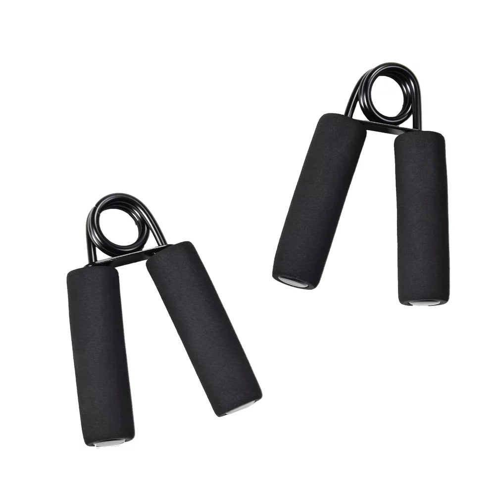 Black Hand Grips, 2-Pack: Enhance Your Grip Strength with This Durable Set