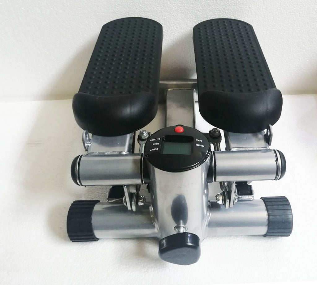 Mini Stepper Trainer: Adjustable Pressure Exercise Machine with LCD Display for Stepping Fitness - Air Stepper Design