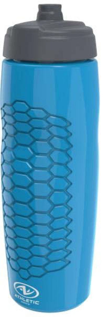 Blue 24 Fluid Ounces Jet Squeezable Bottle: Convenient and Portable Hydration Solution