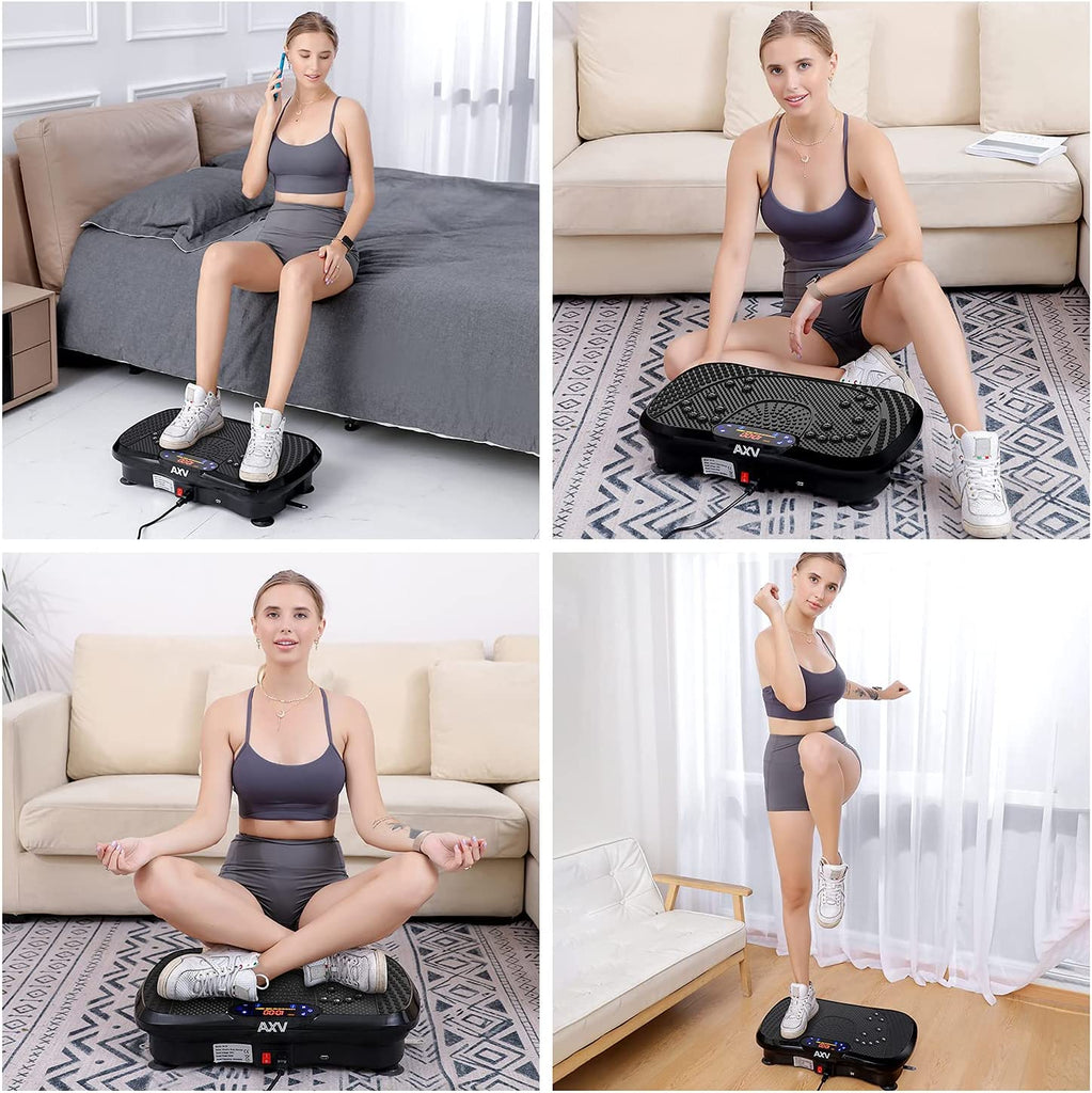 AXV Vibration Plate Exercise Machine: Sculpt Your Body and Boost Fitness with Whole Body Vibration Technology