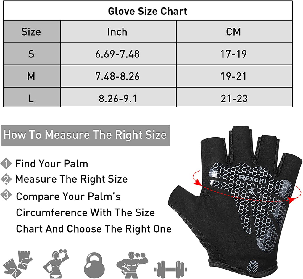 Get a Grip on Your Fitness Goals with 2 Pairs of Adjustable Workout Gloves for Men and Women