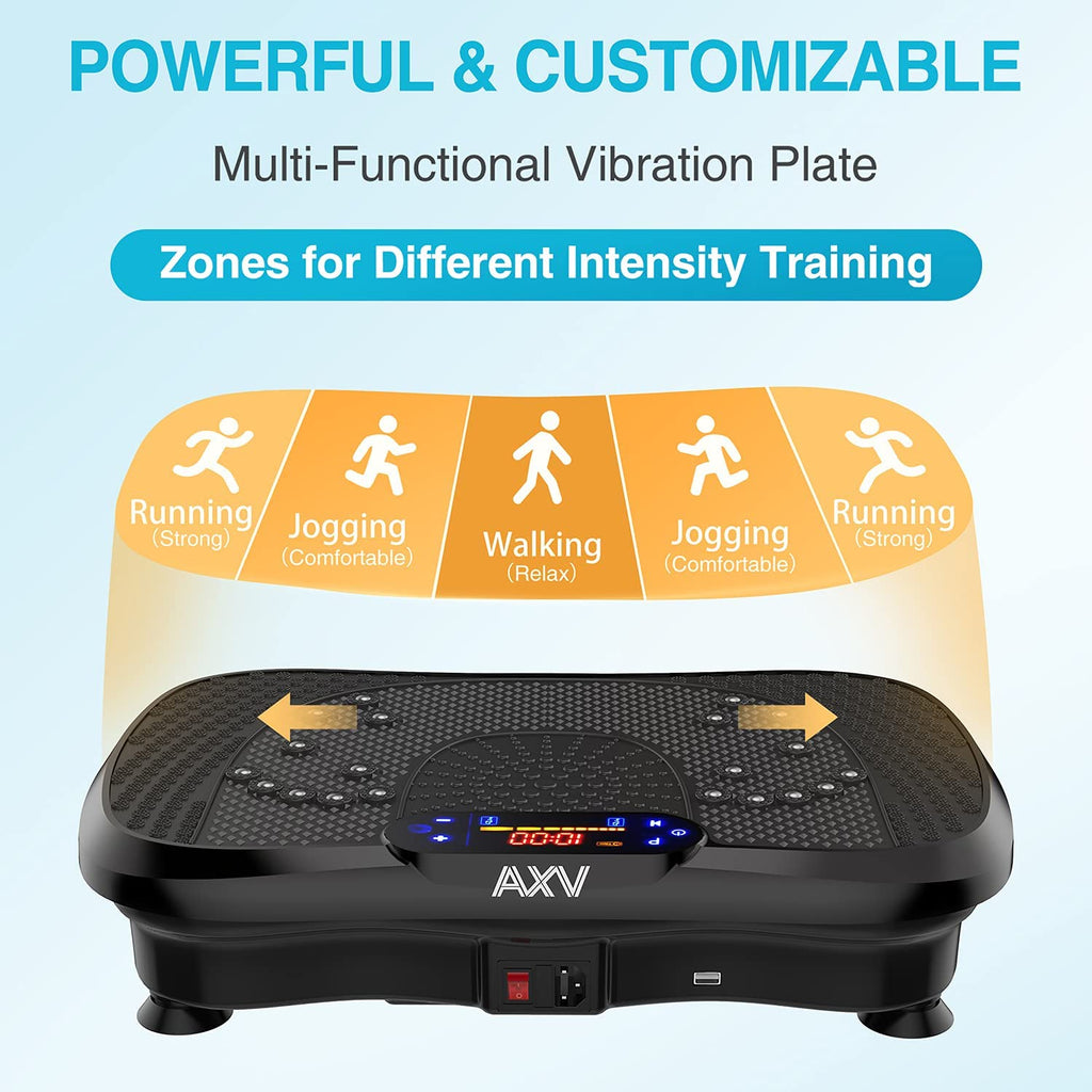 AXV Vibration Plate Exercise Machine: Sculpt Your Body and Boost Fitness with Whole Body Vibration Technology